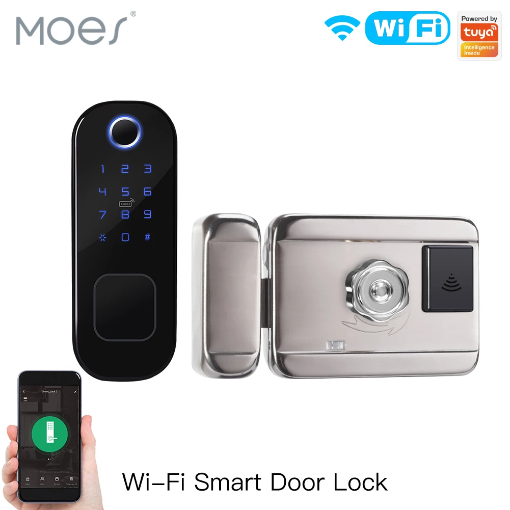 Home Security Gate - MOES WiFi Tuya Smart Lock Door