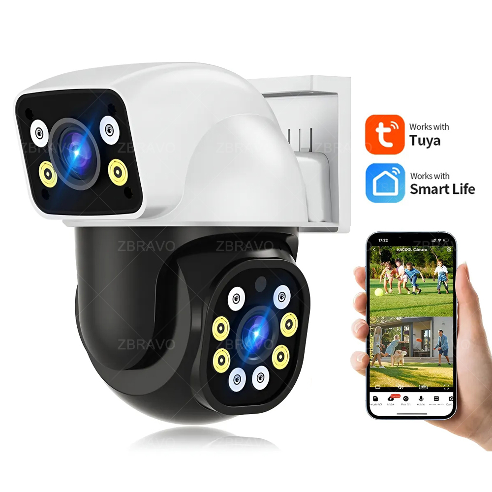 Home Security Monitoring System - Smartlife 8MP WiFi Tuya Outdoor Camera