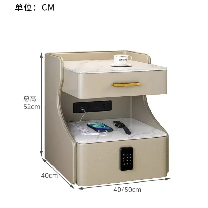 Home Security America - Bedside Table Comfortable With Drawers Bedroom