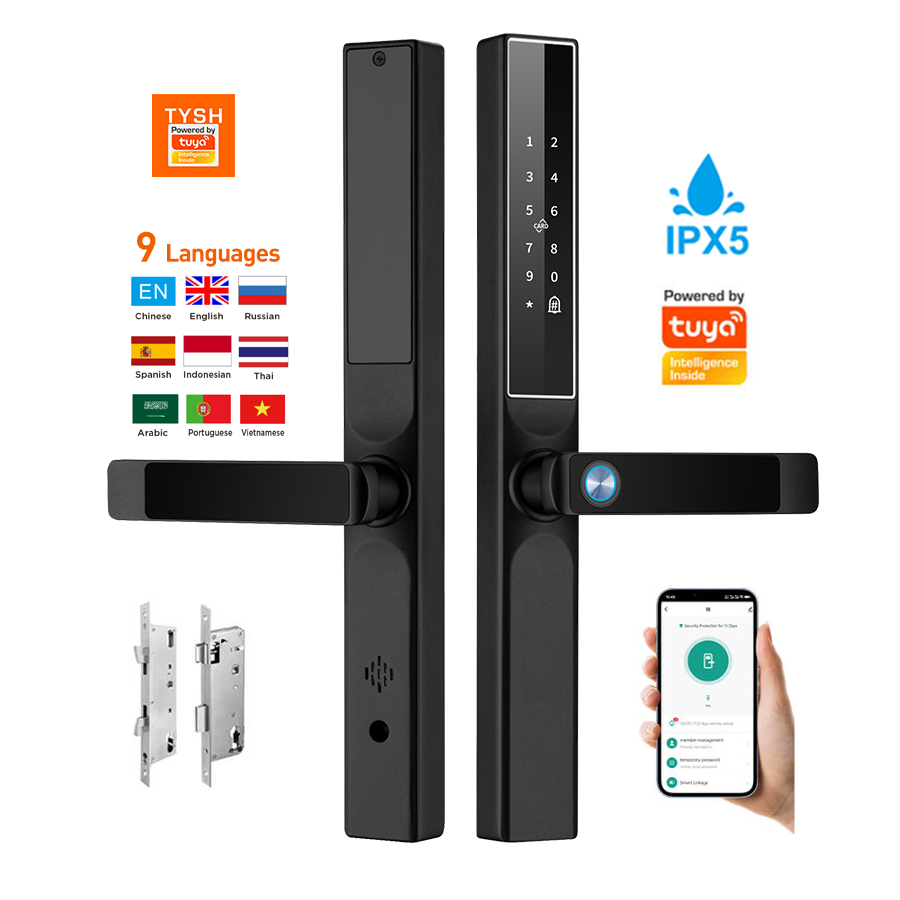 Home Security Gate - Tuya App Fingerprint Door Lock Code