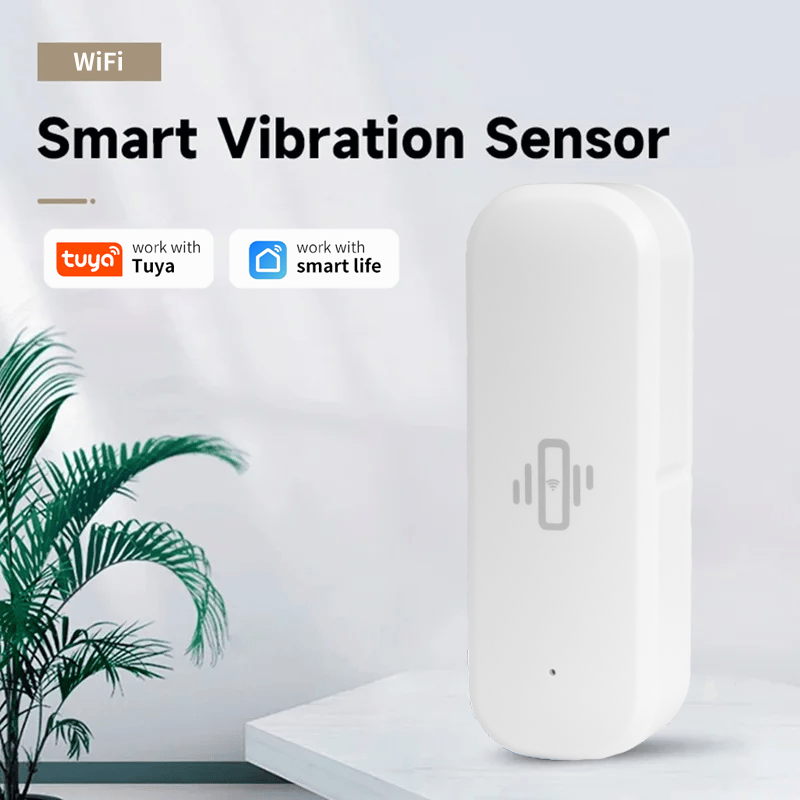 Home Security Monitoring System - Tuya Smart Devices WiFi Vibration Sensor