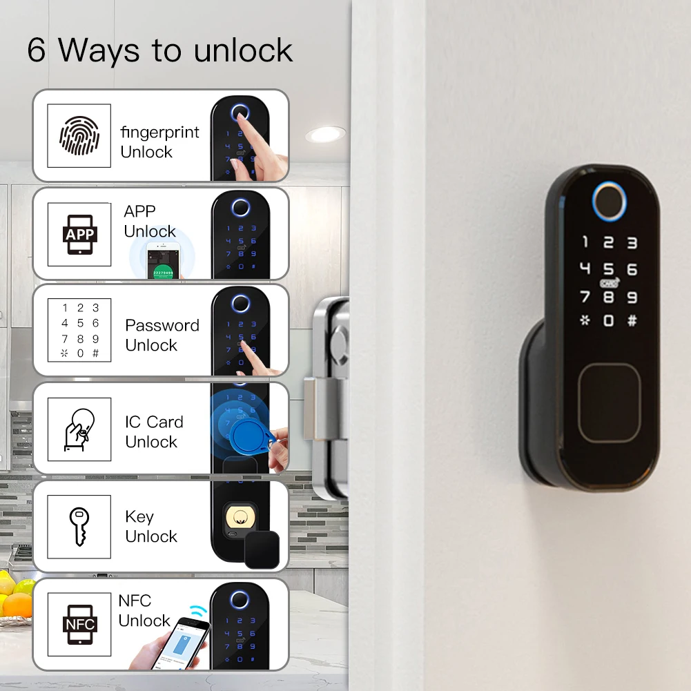 MOES WiFi Tuya Smart Lock Door - Home Security Gate review and price