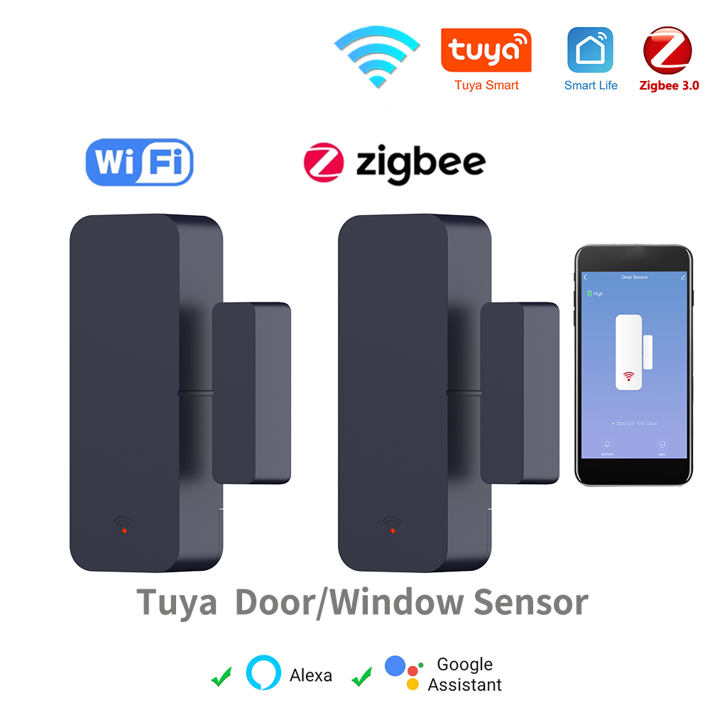 Tuya Zigbee Wifi Door Sensor W - Home Security Gate review and price