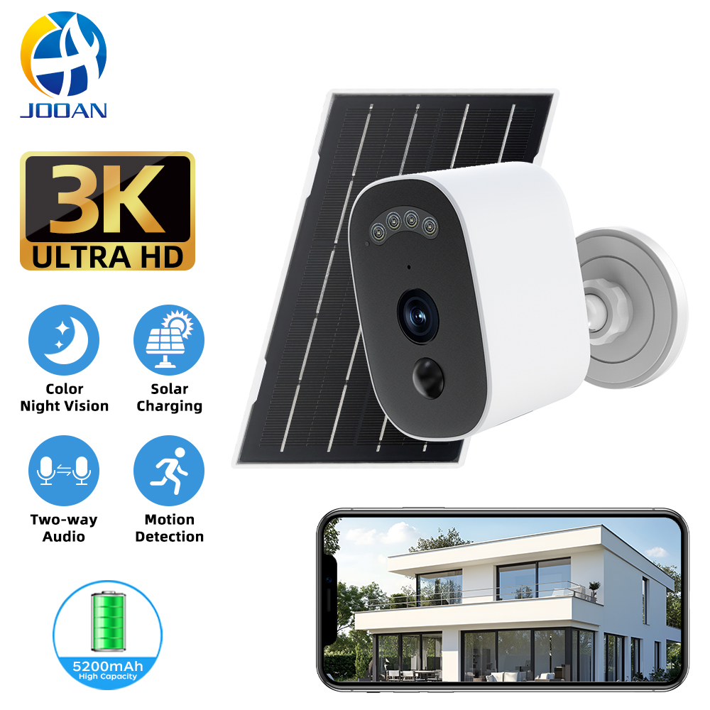 Jooan 3K HD Solar Security Cam - Home Security Monitoring System review and price