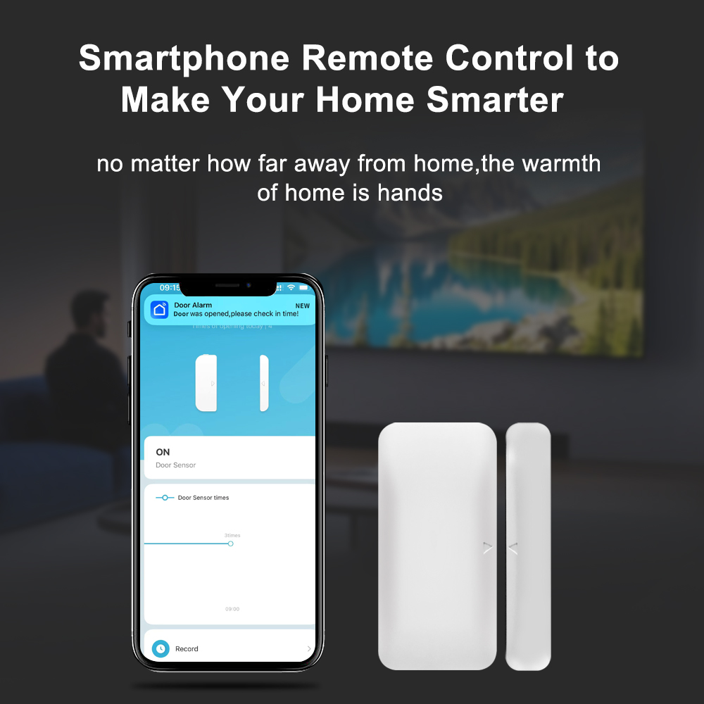 Tuya Zigbee Wireless Door Wind - Home Security Gate review and price