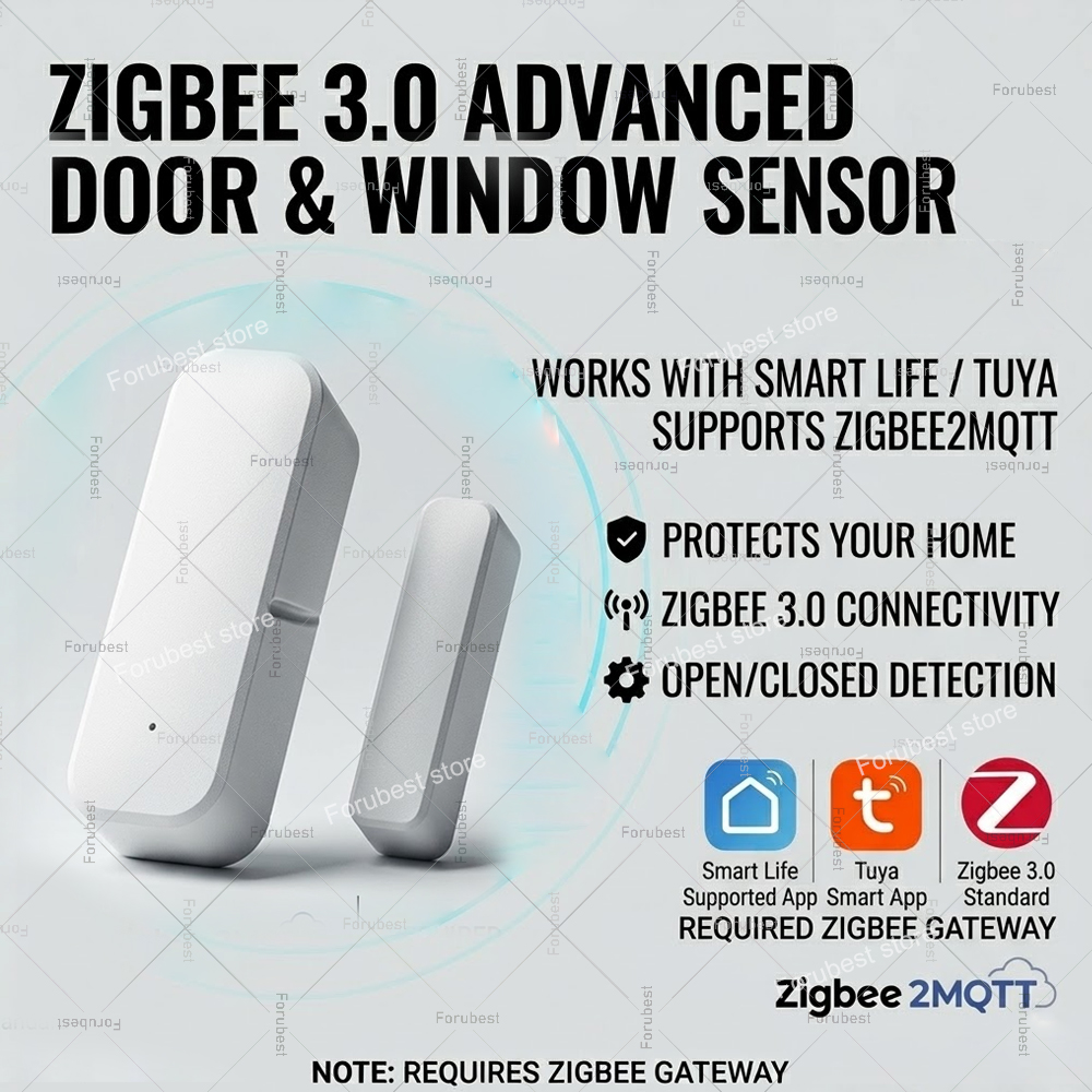 Tuya Zigbee Door Window Sensor - Home Security Gate review and price