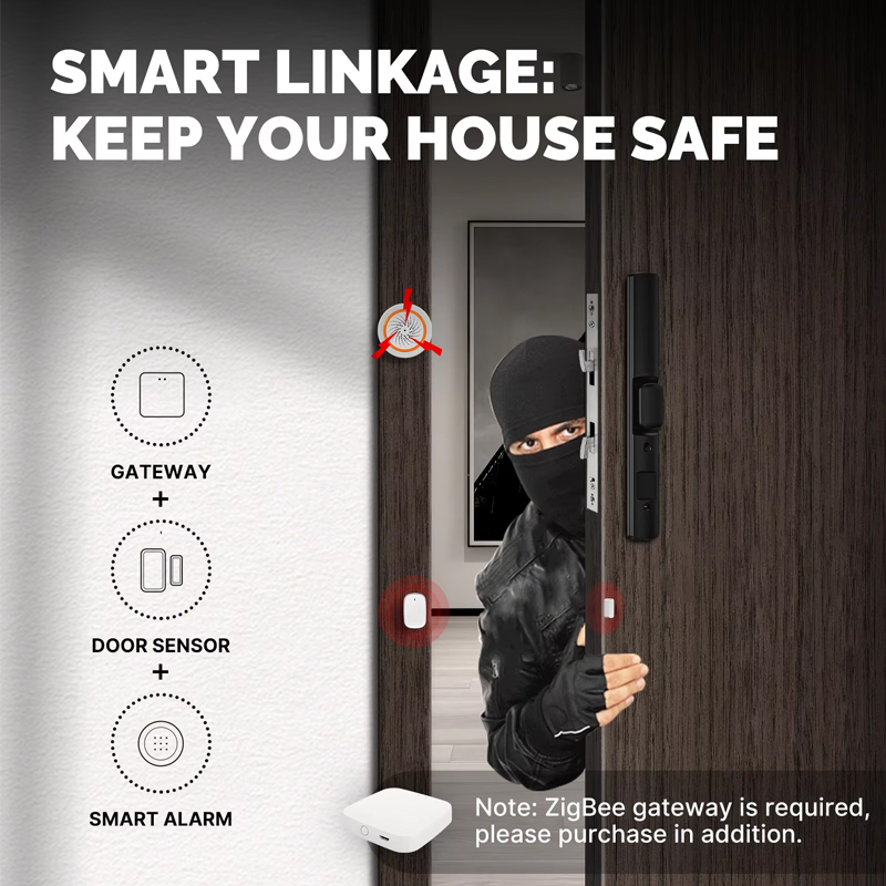 MOES Tuya ZigBee Smart Window  - Home Security Gate review and price
