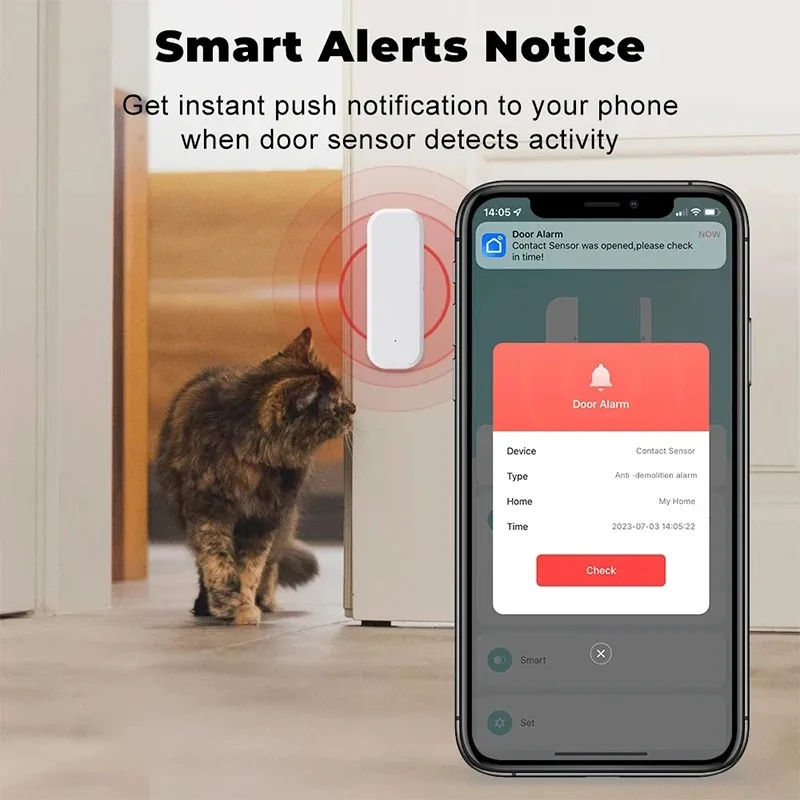 Tuya WiFi Smart Door Window Se - Home Security Gate review and price
