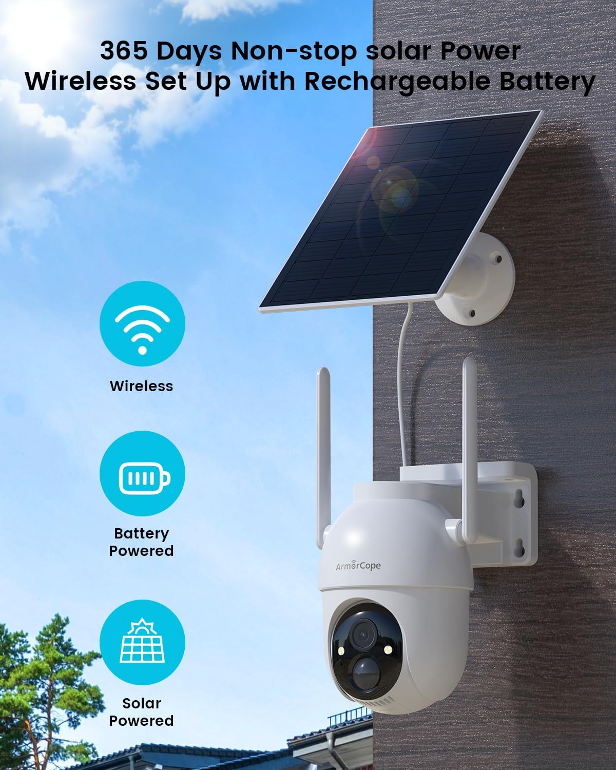 Wireless Outdoor Security Came - Home Security Cameras No Subscription review and price