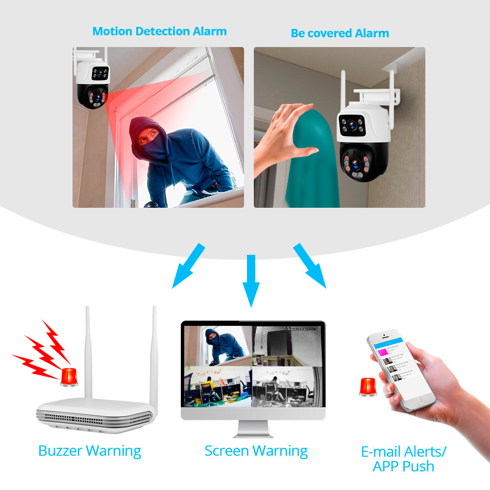 KERUI Waterproof 6MP HD Wirele - Home Security Monitoring System review and price