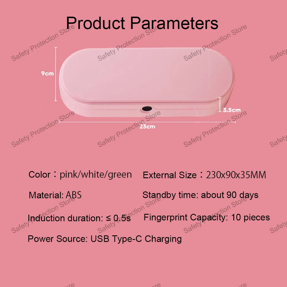 Fingerprint Storage Box Finger - Home Security Safe review and price