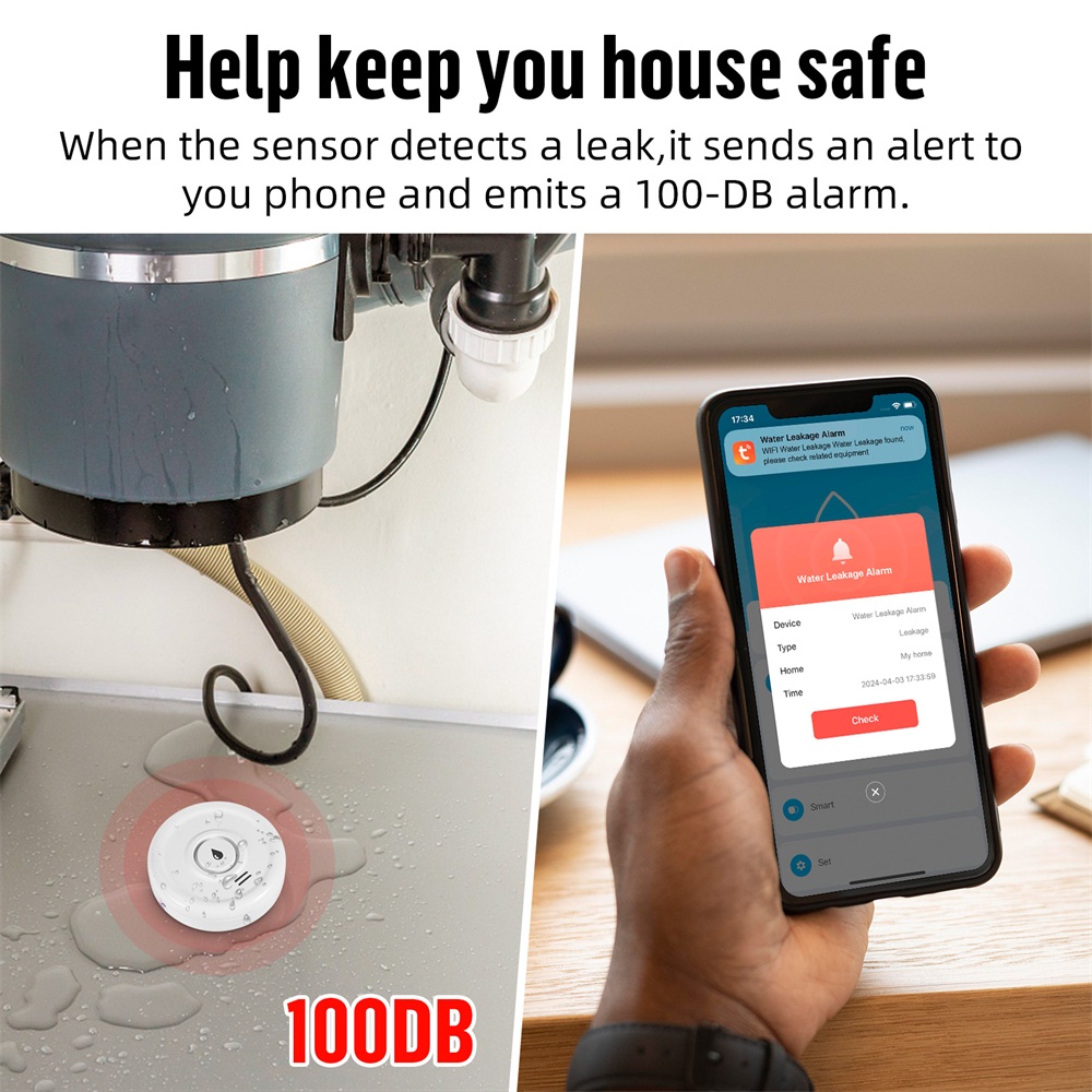 Fuers Water Leakage Detector S - Home Security Alarm System review and price