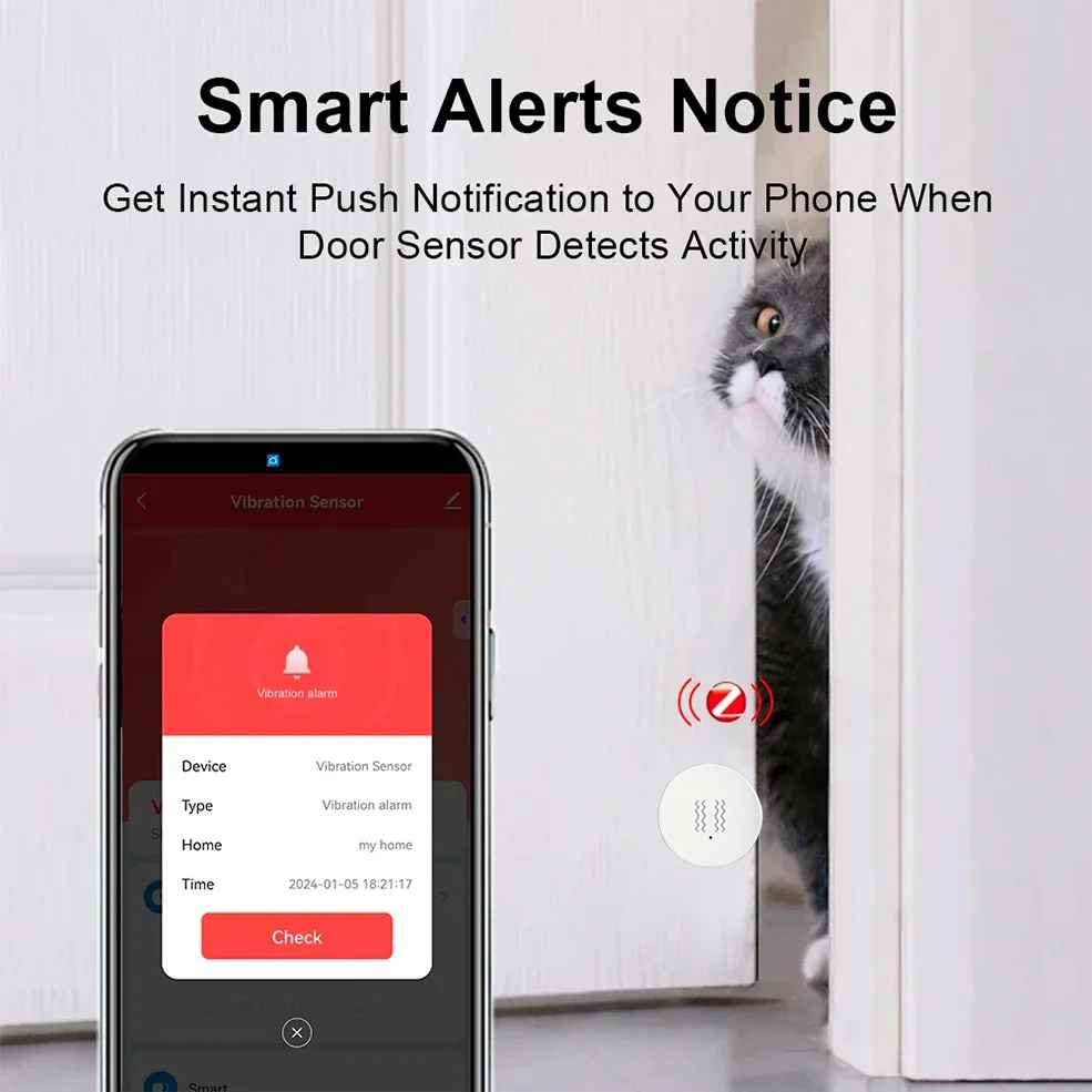 Tuya ZigBee Smart Vibration &  - Home Security Monitoring System review and price