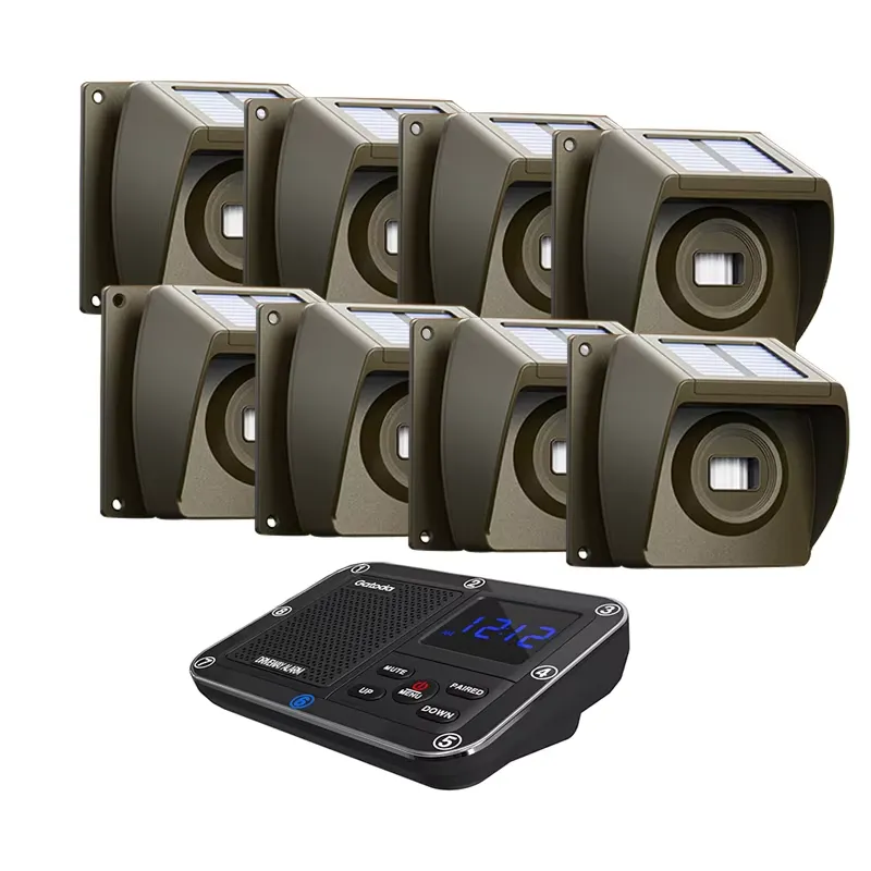 Outdoor Solar - Powered Wirele - Home Security Alarm System review and price