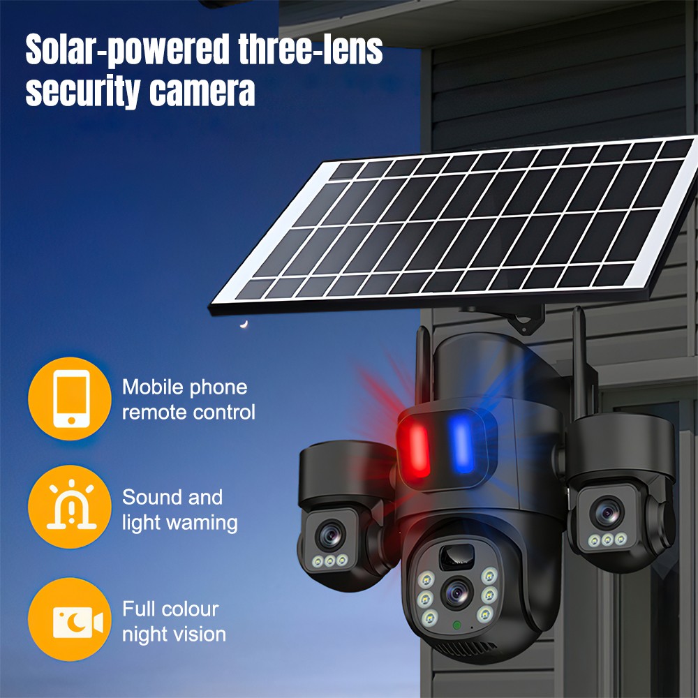 Solar WiFi PTZ Camera Outdoor  - Home Security Monitoring System review and price