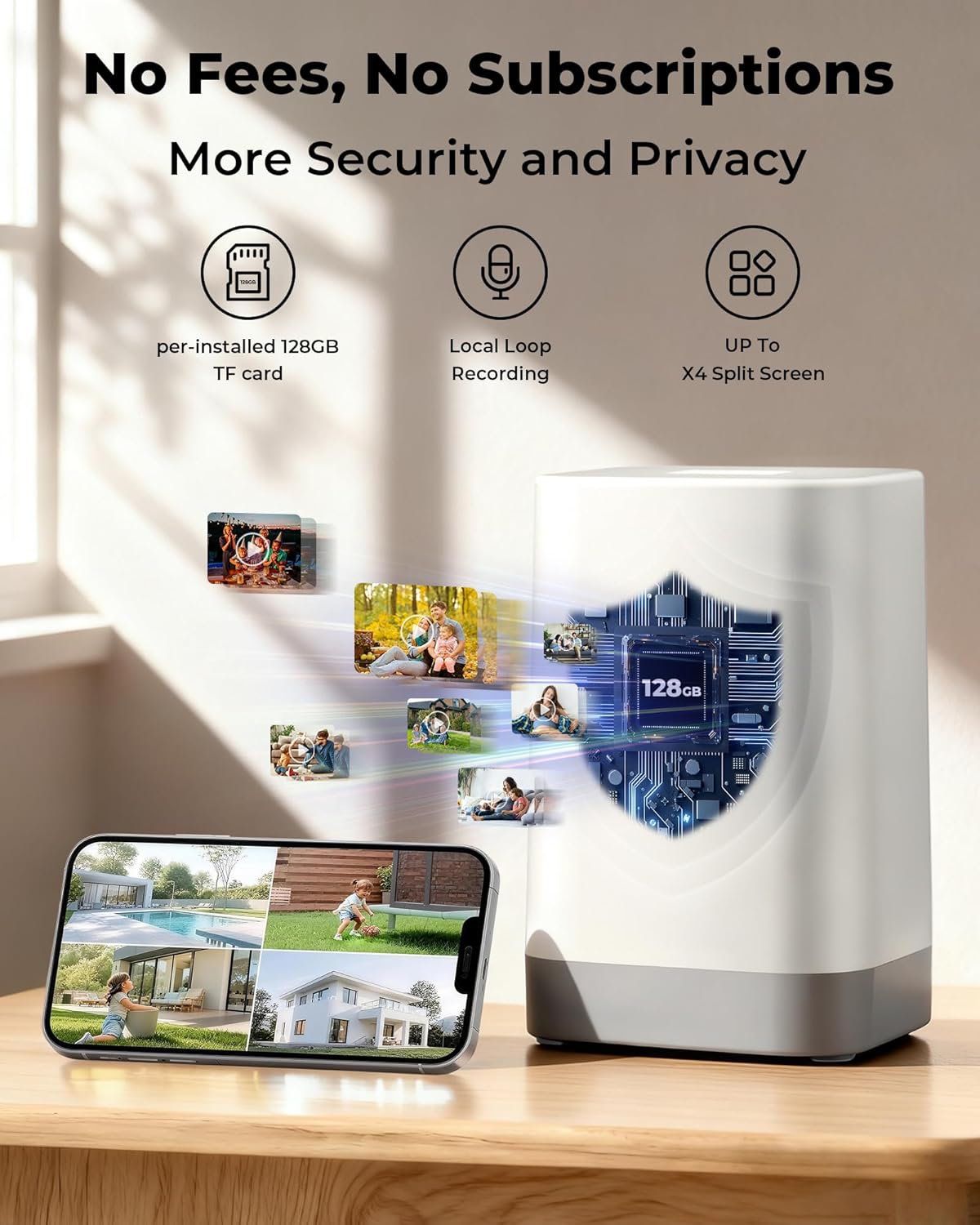 Solar Powered Wireless Outdoor - Home Security Cameras No Subscription review and price