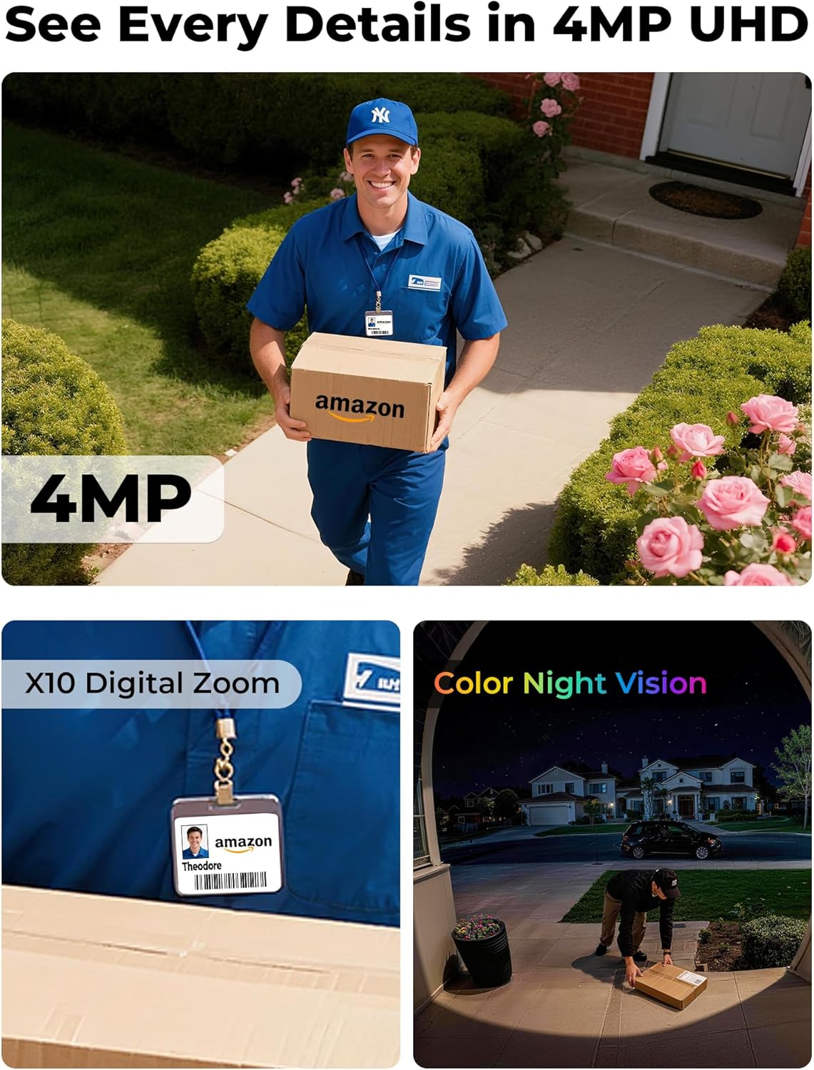 Solar Powered Wireless Outdoor - Home Security Cameras No Subscription review and price