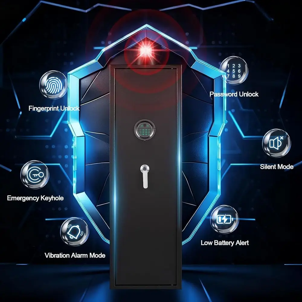 Biometric Fingerprint Safe - 8 - Home Security Safe review and price