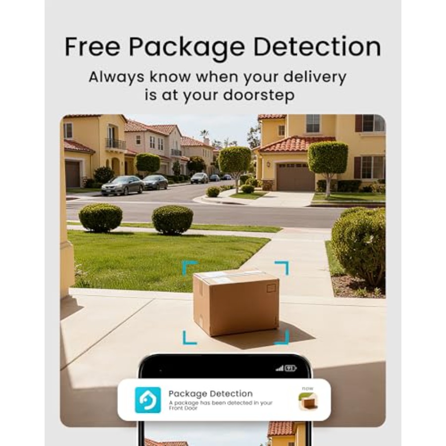 Wireless doorbell camera for h - Home Security Cameras No Subscription review and price
