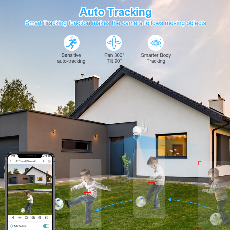 Smar 3MP Wireless CCTV Securit - Home Security Monitoring System review and price