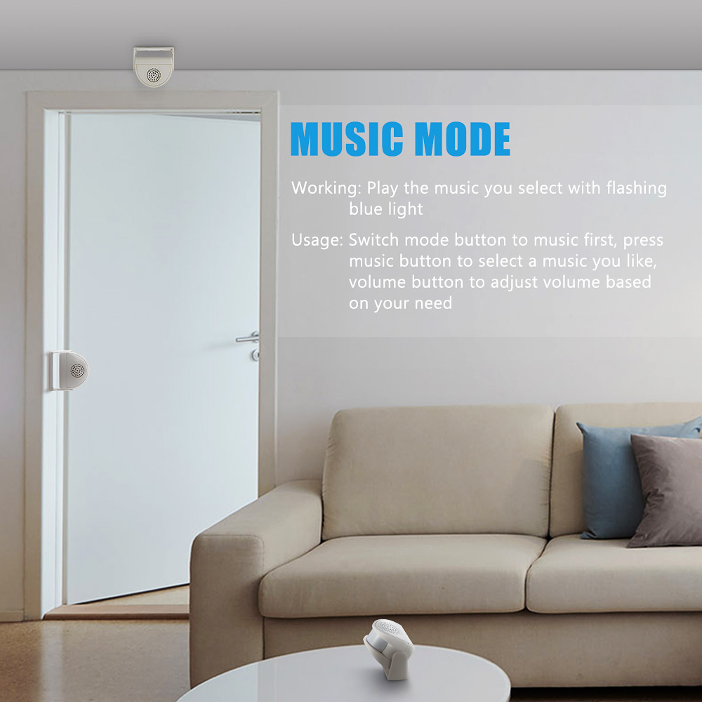 32 Songs Welcome Infrared Chim - Home Security Gate review and price